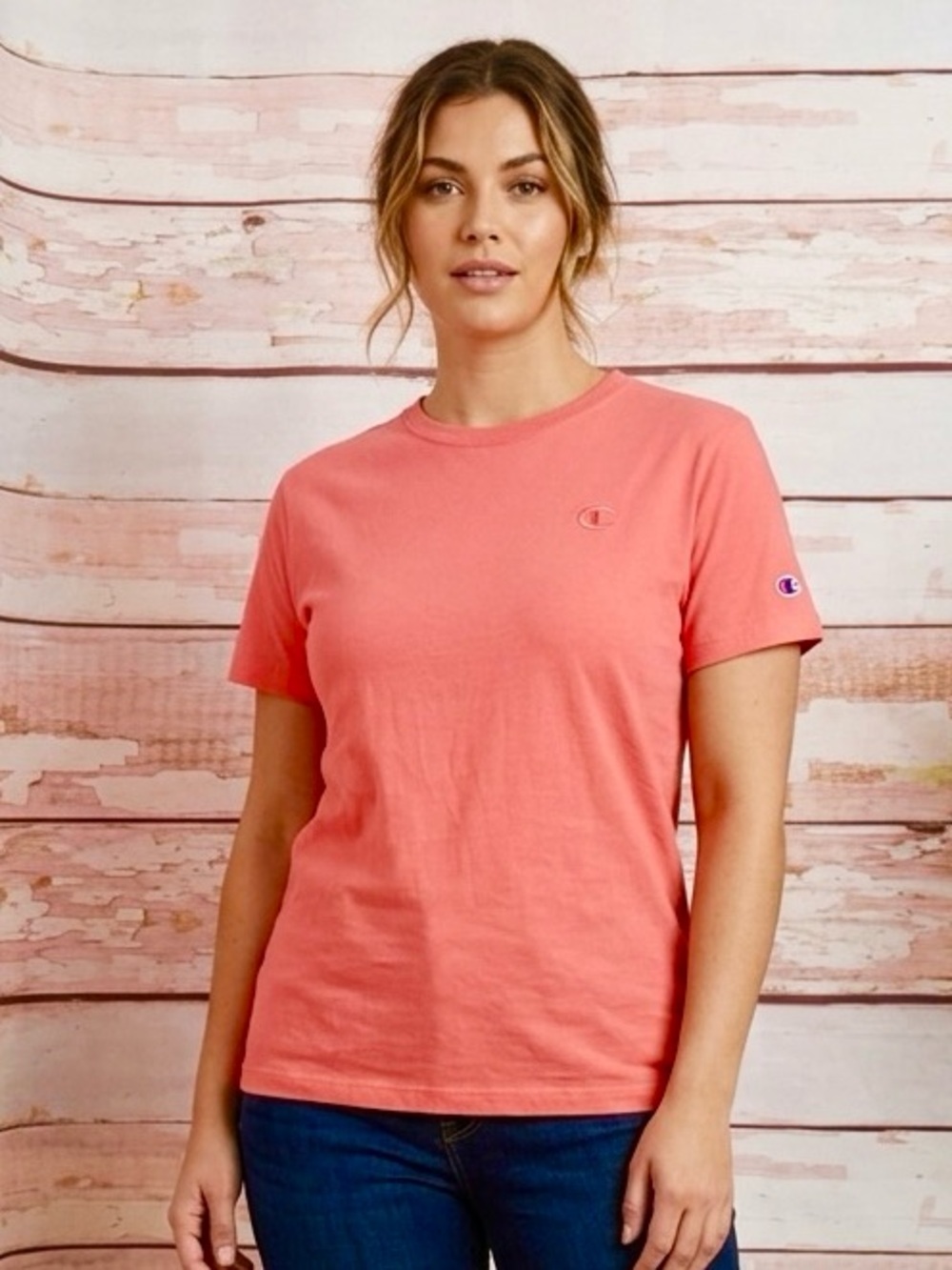 CHAMPION Short Sleeve Crewneck Tee
